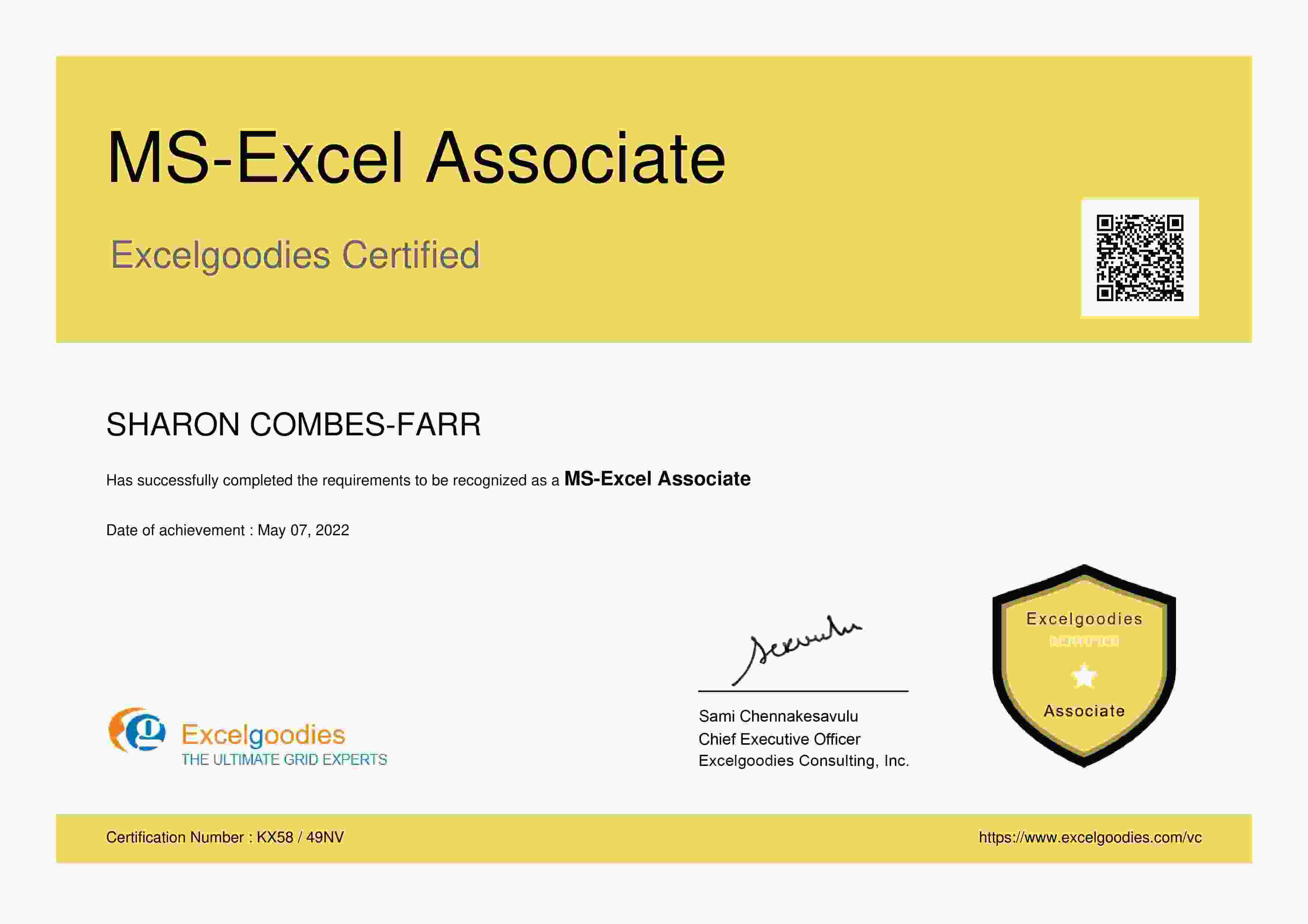 MSexcel_Associate_certificate